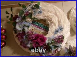 Wreath hanger for front door LOOKS LIKE 25 BEADED CENTER