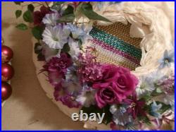 Wreath hanger for front door LOOKS LIKE 25 BEADED CENTER