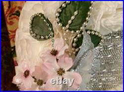 Wreath hanger for front door or inside wall. Butterfly silver Wreath hanger for front door or inside wall. Butterfly silver