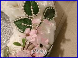 Wreath hanger for front door or inside wall. Butterfly silver Wreath hanger for front door or inside wall. Butterfly silver