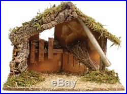 XMAS Traditional Shed for Nativity Xmas Decoration Traditional Stable Nativity
