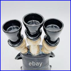 Yankee Candle Boney Bunch Triple Head Skeleton Halloween Votive Candle Holder
