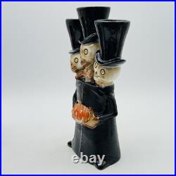 Yankee Candle Boney Bunch Triple Head Skeleton Halloween Votive Candle Holder