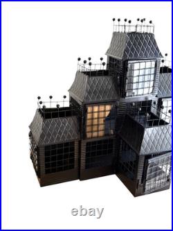 Yankee Candle Haunted House Tea Light Metal Mansion Manor Black Halloween 2007 Yankee Candle Haunted House Tea Light Metal Mansion Manor Black Halloween 2007