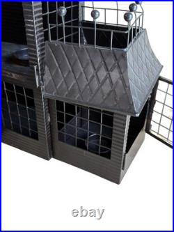 Yankee Candle Haunted House Tea Light Metal Mansion Manor Black Halloween 2007 Yankee Candle Haunted House Tea Light Metal Mansion Manor Black Halloween 2007