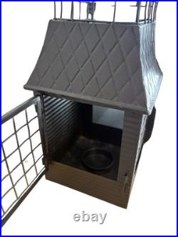 Yankee Candle Haunted House Tea Light Metal Mansion Manor Black Halloween 2007 Yankee Candle Haunted House Tea Light Metal Mansion Manor Black Halloween 2007