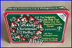 Ye Merry Minstrel Caroling Christmas Bells Musical 25 Carols Vintage EXCELLENT