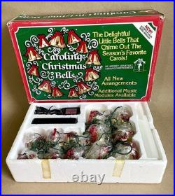 Ye Merry Minstrel Caroling Christmas Bells Musical 25 Carols Vintage EXCELLENT