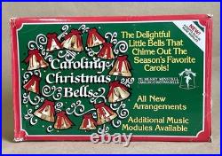 Ye Merry Minstrel Caroling Christmas Bells Musical 25 Carols Vintage EXCELLENT