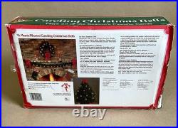 Ye Merry Minstrel Caroling Christmas Bells Musical 25 Carols Vintage EXCELLENT