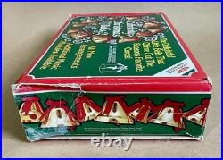 Ye Merry Minstrel Caroling Christmas Bells Musical 25 Carols Vintage EXCELLENT