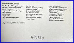 Ye Merry Minstrel Caroling Christmas Bells Musical 25 Carols Vintage EXCELLENT