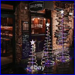 Yescom 3Pack LED Christmas Spiral Light 3/4/6FT USB Powered Decor Multi-color