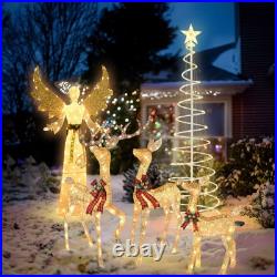 Yescom 3 Piece Lighted Christmas Deer Family Set 210 LED Outdoor Yard Décor