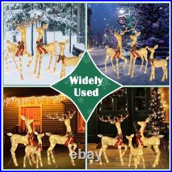 Yescom 3 Piece Lighted Christmas Deer Family Set 210 LED Outdoor Yard Décor