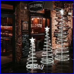 Yescom 6 Pack LED Christmas Spiral Light Kit 3/4/17Ft Battery Indoor Outdoor