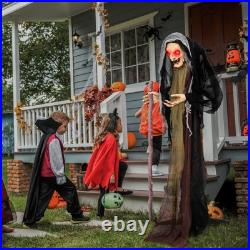 Yescom Animated Halloween Witch Crutch 5FT Sound Activated Party Yard Décor 2024