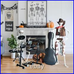 Yescom Life Size Cowboy Skeleton Poseable 5.4Ft Halloween Party Decoration 2024