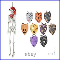 Yescom Life Size Skeleton & Fall Dog Bandana 5.4Ft for Halloween Decoration 2024