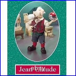 Zim's The Elves Themselves Jean Claude The Elf Christmas Figurine New