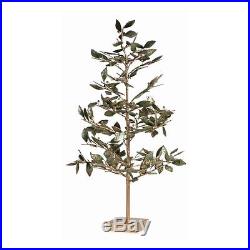 Zodax NCX-2602 Golden Metal Tree with Green Leaves